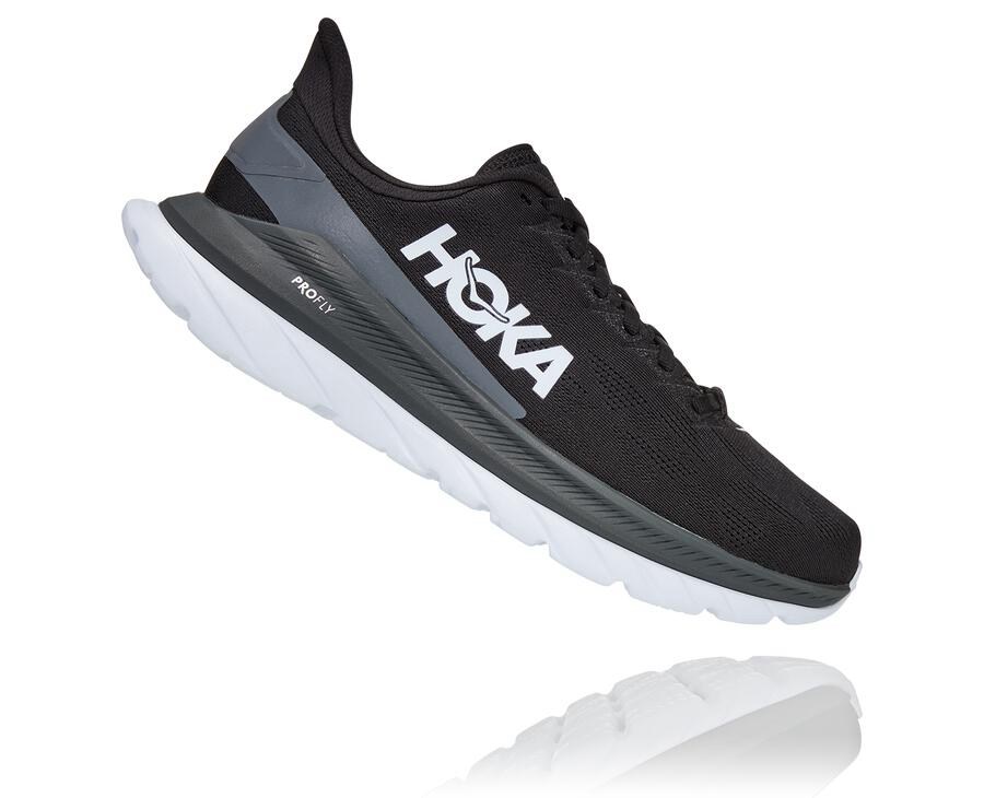 Hoka One One Løbesko Herre - Mach 4 - Sort/Hvide - 205693ZKL